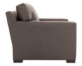 Vertual Fabric Cafe with Fossil Hardwood | Camden Axel Chair & 1/2 | Valley Ridge Furniture