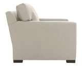 Vertual Fabric Linen with Fossil Hardwood | Camden Axel Chair & 1/2 | Valley Ridge Furniture