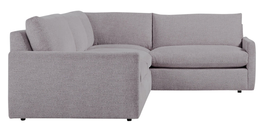 Plush Fabric Greystone | Camden Sarah L Sectional | Valley Ridge Furniture