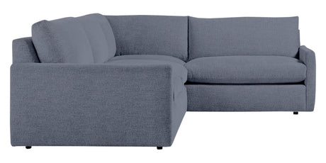 Plush Fabric Indigo | Camden Sarah L Sectional | Valley Ridge Furniture