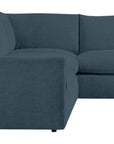 Plush Fabric Azure | Camden Sarah L Sectional | Valley Ridge Furniture