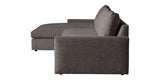 Plush Fabric Bark | Camden Sarah Sectional w/Chaise | Valley Ridge Furniture
