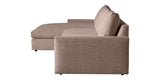 Plush Fabric Brindle | Camden Sarah Sectional w/Chaise | Valley Ridge Furniture