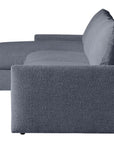 Plush Fabric Indigo | Camden Sarah Sectional w/Chaise | Valley Ridge Furniture