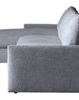 Plush Fabric Mineral | Camden Sarah Sectional w/Chaise | Valley Ridge Furniture