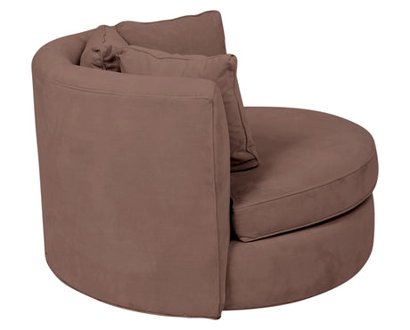 View Fabric Amethyst | Camden Cuddle Chair | Valley Ridge Furniture