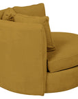 View Fabric Mustard | Camden Cuddle Chair | Valley Ridge Furniture