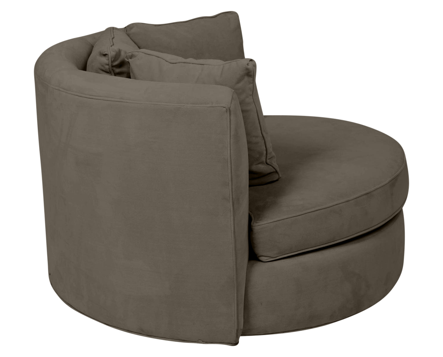 View Fabric Otter | Camden Cuddle Chair | Valley Ridge Furniture