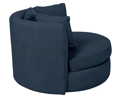 View Fabric Royal | Camden Cuddle Chair | Valley Ridge Furniture