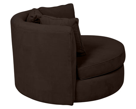 View Fabric Walnut | Camden Cuddle Chair | Valley Ridge Furniture
