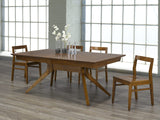 Table as Shown | Cardinal Woodcraft Skagen Dining Table | Valley Ridge Furniture
