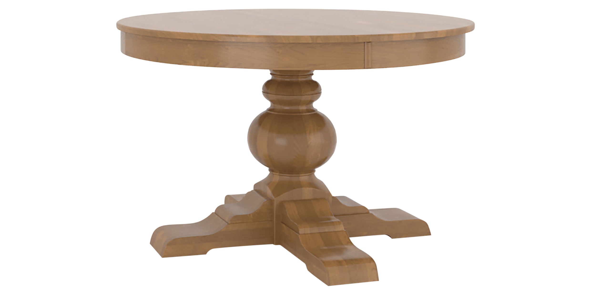 Honey Washed | Canadel Core Dining Table 4848 with XT Base | Valley Ridge Furniture
