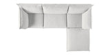 Burbank Fabric Natural | Camden Cameron 4-Piece Sectional | Valley Ridge Furniture