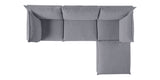 Burbank Fabric Stone | Camden Cameron 4-Piece Sectional | Valley Ridge Furniture