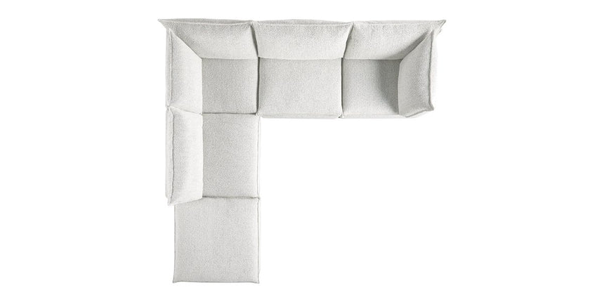 Burbank Fabric Natural | Camden Cameron 5-Piece Sectional | Valley Ridge Furniture