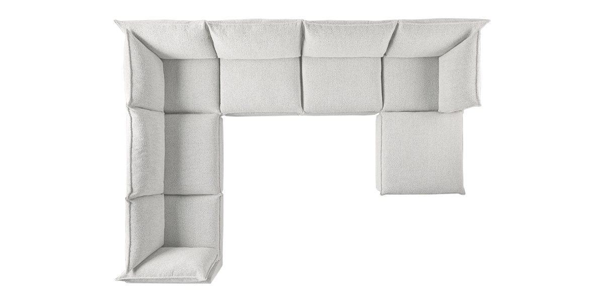 Burbank Fabric Natural | Camden Cameron 7-Piece Sectional | Valley Ridge Furniture