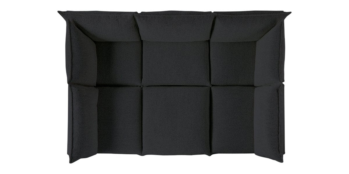 Burbank Fabric Charcoal | Camden Cameron 6-Piece Pit Sectional | Valley Ridge Furniture