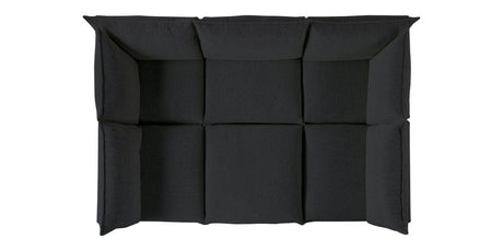 Burbank Fabric Charcoal | Camden Cameron 6-Piece Pit Sectional | Valley Ridge Furniture