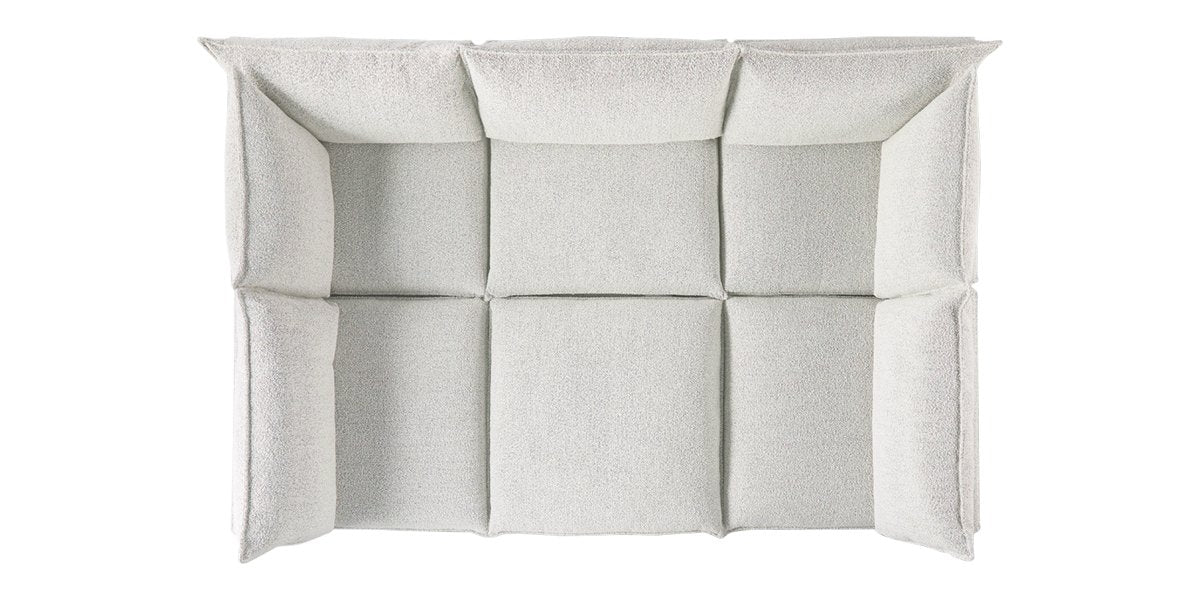 Burbank Fabric Natural | Camden Cameron 6-Piece Pit Sectional | Valley Ridge Furniture