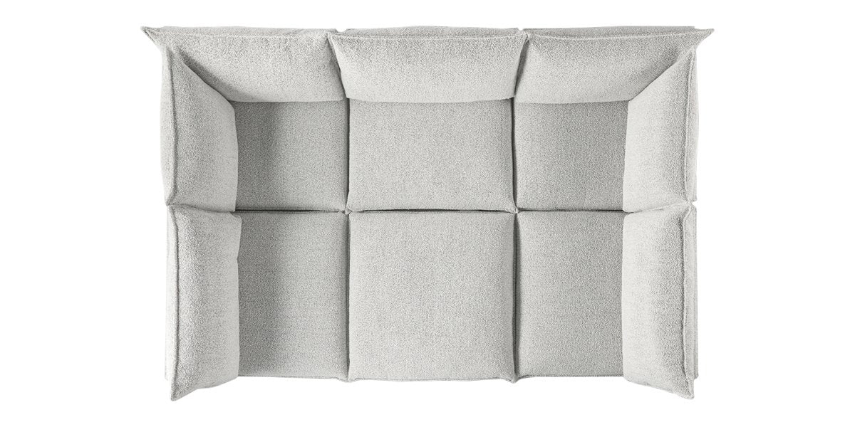 Burbank Fabric Pepper | Camden Cameron 6-Piece Pit Sectional | Valley Ridge Furniture