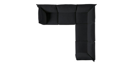 Burbank Fabric Charcoal | Camden Cameron 5-Piece Corner Sofa | Valley Ridge Furniture