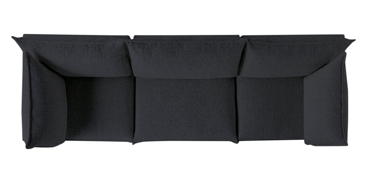 Burbank Fabric Charcoal | Camden Cameron 3-Piece Sectional | Valley Ridge Furniture
