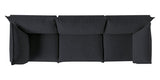 Burbank Fabric Charcoal | Camden Cameron 3-Piece Sectional | Valley Ridge Furniture