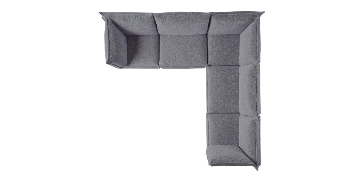 Burbank Fabric Stone | Camden Cameron 5-Piece Corner Sofa | Valley Ridge Furniture