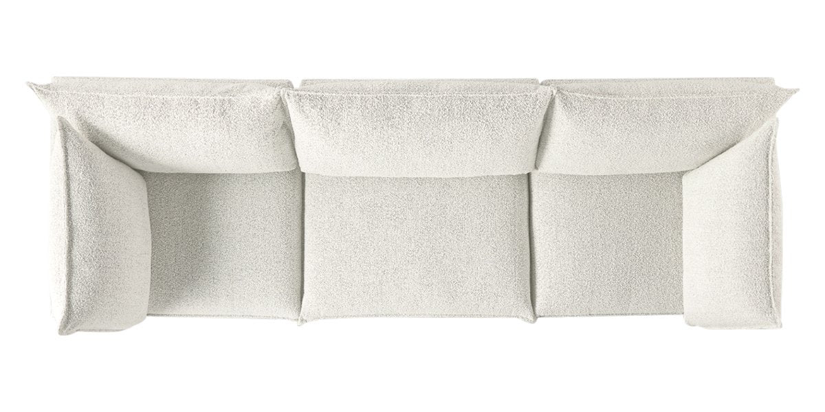 Burbank Fabric Cream | Camden Cameron 3-Piece Sectional | Valley Ridge Furniture