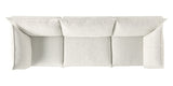 Burbank Fabric Cream | Camden Cameron 3-Piece Sectional | Valley Ridge Furniture