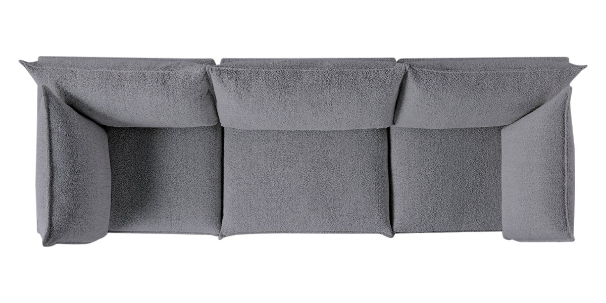 Burbank Fabric Stone | Camden Cameron 3-Piece Sectional | Valley Ridge Furniture