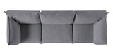 Burbank Fabric Stone | Camden Cameron 3-Piece Sectional | Valley Ridge Furniture