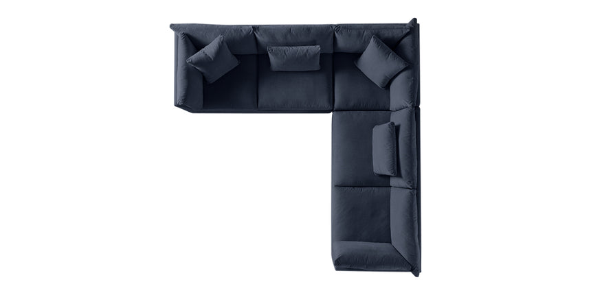 Vertual Fabric Ink | Camden Axel 3-Piece Sectional | Valley Ridge Furniture