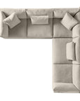 Vertual Fabric Linen | Camden Axel 3-Piece Sectional | Valley Ridge Furniture