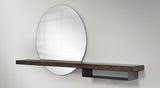 Dark Oak | Trica Halo Mirror