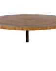 Blonde Guanacaste with Bronzed Iron | Exeter Coffee Table | Valley Ridge Furniture