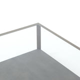 Grey Shagreen & Antique Brass | Shagreen Shadow Box Coffee Table | Valley Ridge Furniture