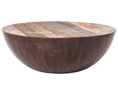 Warm Brown Acacia with Natural Peroba | Ryan Coffee Table | Valley Ridge Furniture