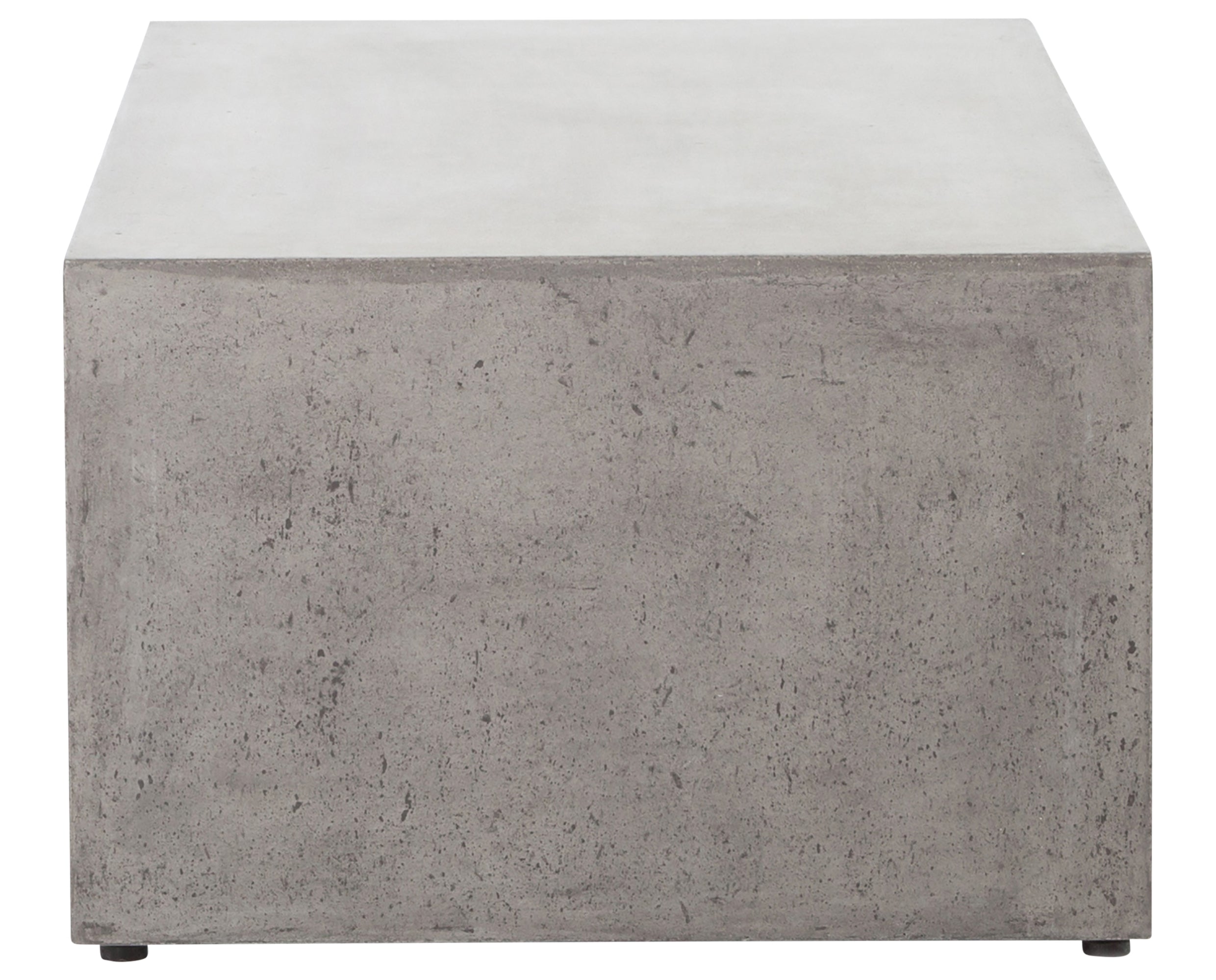 Dark Grey Concrete with Antique Black Metal | Hugo Coffee Table | Valley Ridge Furniture
