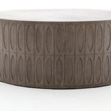 Grey Concrete | Colorado Drum Coffee Table | Valley Ridge Furniture