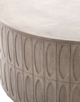 Grey Concrete | Colorado Drum Coffee Table | Valley Ridge Furniture