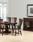 Chair as Shown | Cardinal Woodcraft Old South Dining Chair | Valley Ridge Furniture