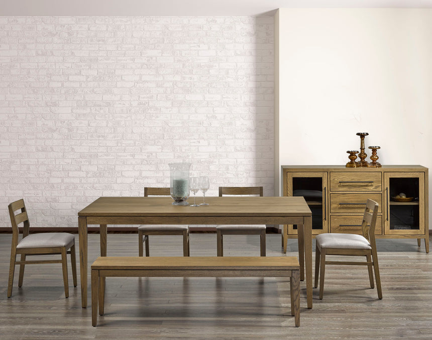 Bench as Shown | Cardinal Woodcraft Vega Bench | Valley Ridge Furniture