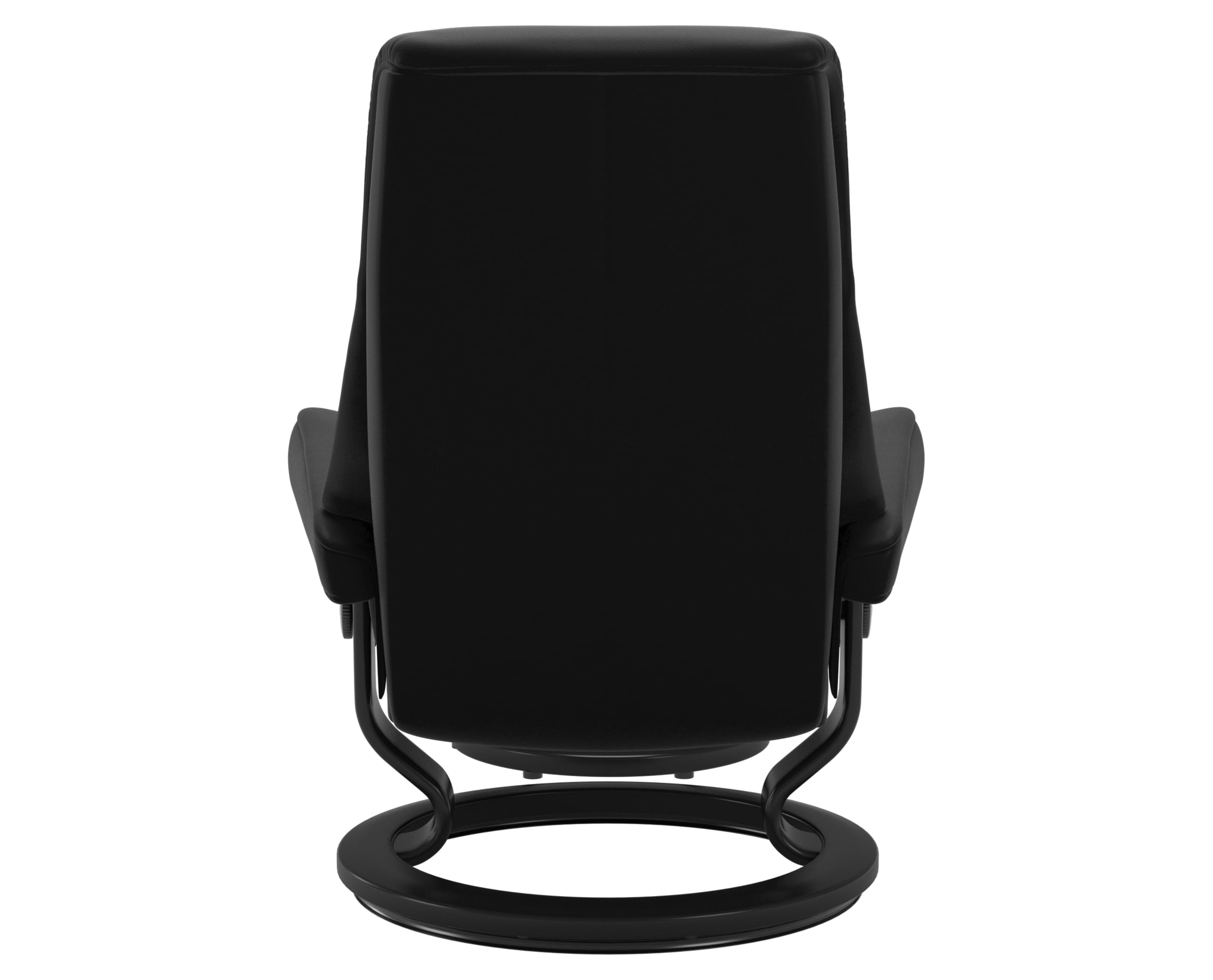 Paloma Leather Special Black S/M/L & Black Base | Stressless View Classic Recliner | Valley Ridge Furniture