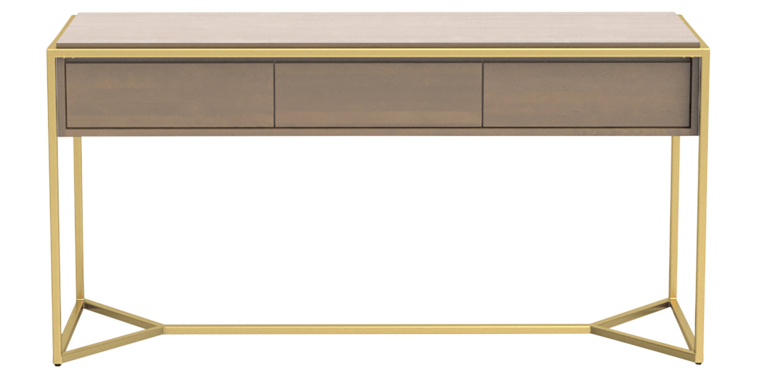 Pecan Washed &amp; GL Metal Gold | Canadel Modern Buffet 6030 | Valley Ridge Furniture