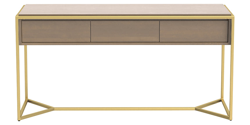 Pecan Washed & GL Metal Gold | Canadel Modern Buffet 6030 | Valley Ridge Furniture