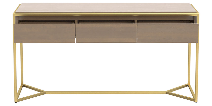 Pecan Washed & GL Metal Gold | Canadel Modern Buffet 6030 | Valley Ridge Furniture