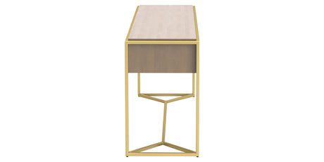 Pecan Washed & GL Metal Gold | Canadel Modern Buffet 6030 | Valley Ridge Furniture