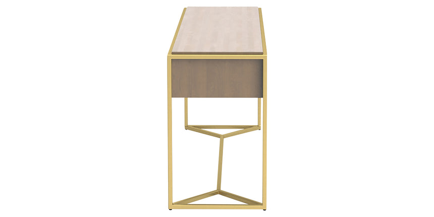 Pecan Washed & GL Metal Gold | Canadel Modern Buffet 6030 | Valley Ridge Furniture
