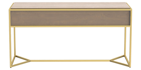 Pecan Washed & GL Metal Gold | Canadel Modern Buffet 6030 | Valley Ridge Furniture